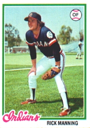 1978 Topps Baseball Cards      011      Rick Manning